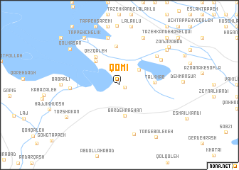 map of Qomī