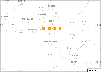 map of Qonaqkǝnd
