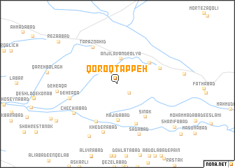 map of Qoroq Tappeh