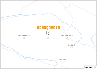 map of Qoshqarata