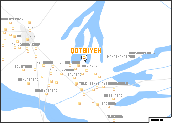 map of Qoţbīyeh