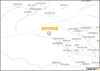map of Qovuşuq
