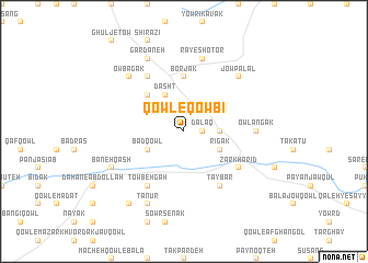 map of Qowl-e Qowbī