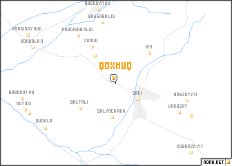 map of Qoxmuq