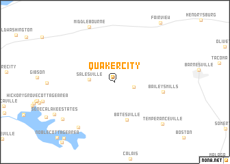 map of Quaker City