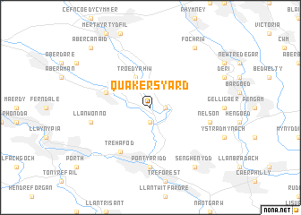 map of Quakers Yard