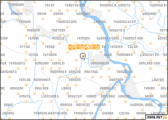 map of Quang Xán