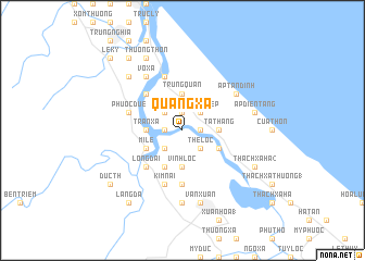 map of Quang Xá