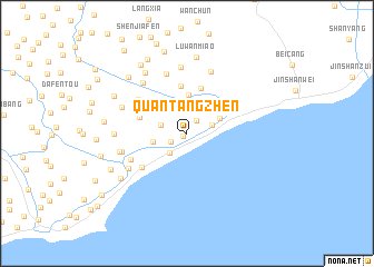 map of Quantangzhen