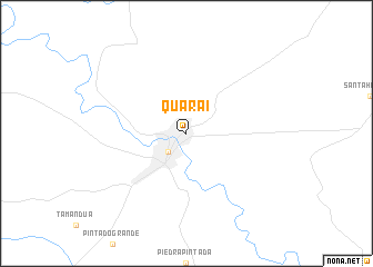 map of Quaraí