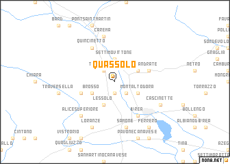 map of Quassolo