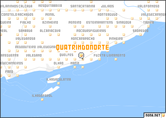 map of Quatrim do Norte