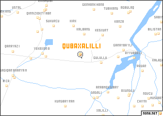 map of Qubaxǝlilli