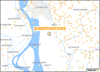 map of Qubba Nihār Shāh