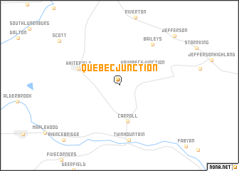 map of Quebec Junction