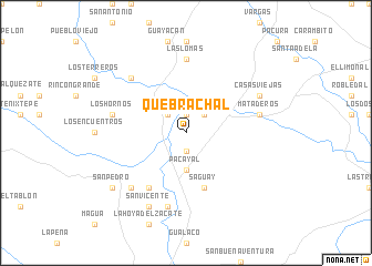 map of Quebrachal