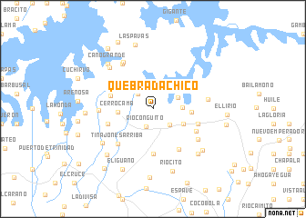 map of Quebrada Chico