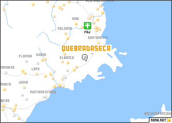 map of Quebrada Seca