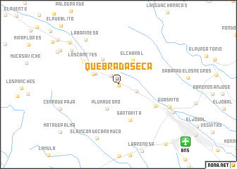 map of Quebrada Seca