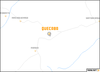 map of Queçaba