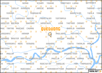 map of Quê Dương