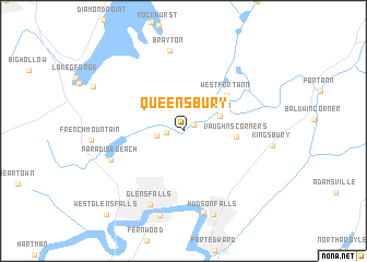 map of Queensbury