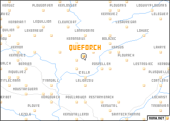 map of Quéforcʼh