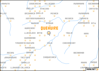 map of Quehuire