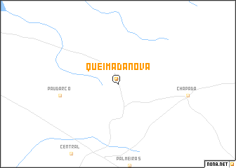 map of Queimada Nova