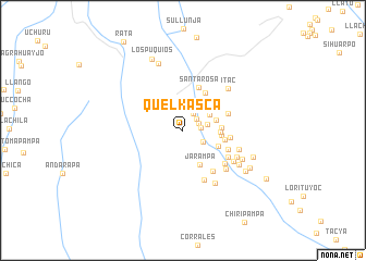 map of Quelkasca