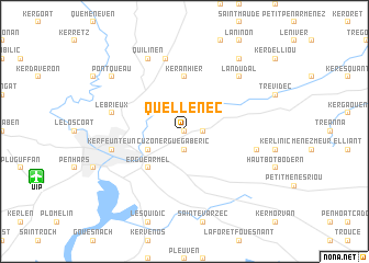 map of Quellenec