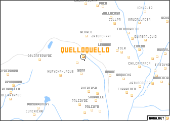 map of Quello Quello