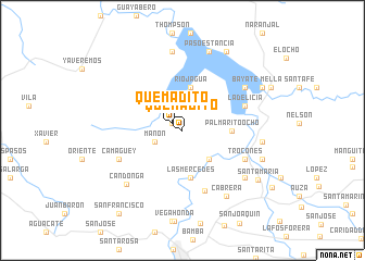 map of Quemadito