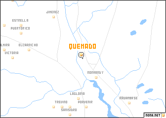 map of Quemado