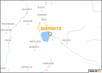 map of Queñavito