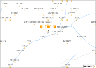 map of Quencha