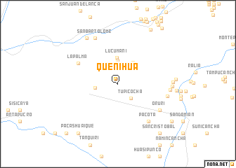 map of Queñihua