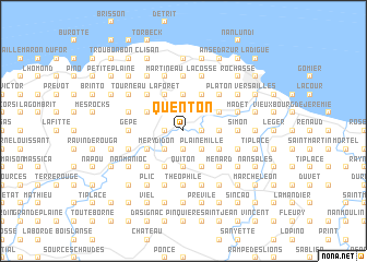 map of Quenton