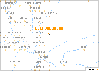 map of Quenvaconcha