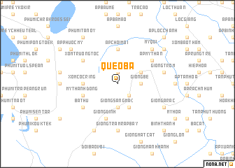 map of Quéo Ba