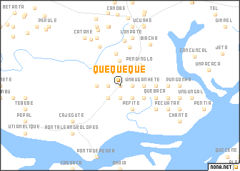 map of Quequeque