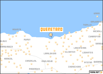 map of Querétaro