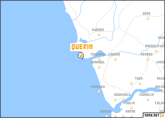 map of Querim