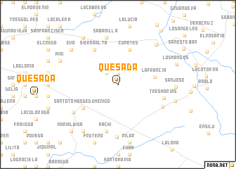 map of Quesada