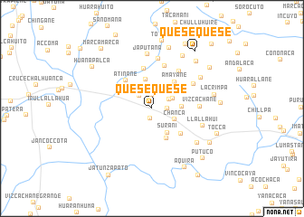 map of Quese Quese