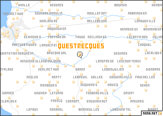 map of Questrecques