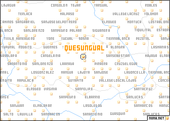 map of Quesungual