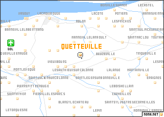 map of Quetteville