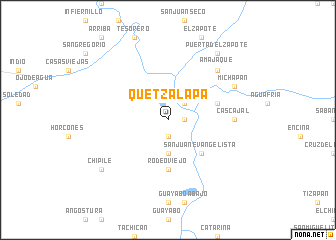 map of Quetzalapa