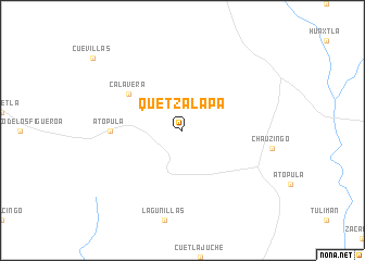 map of Quetzalapa